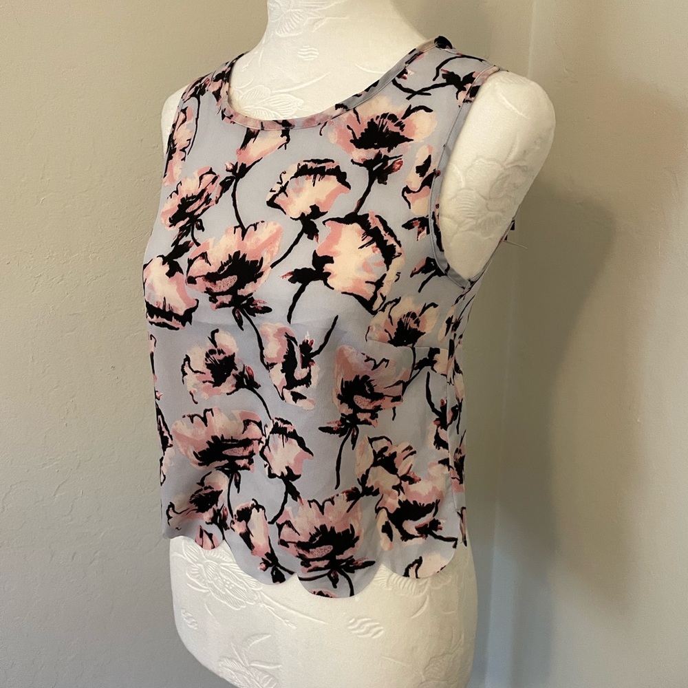 NWT Miss Selfridge petite floral tank top